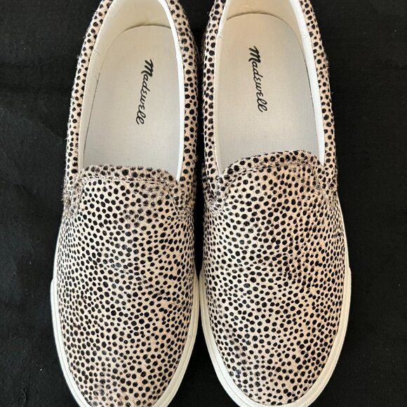 Sidewalk Slip-On Sneakers in Spotted Calf Hair - Picture 3 of 10